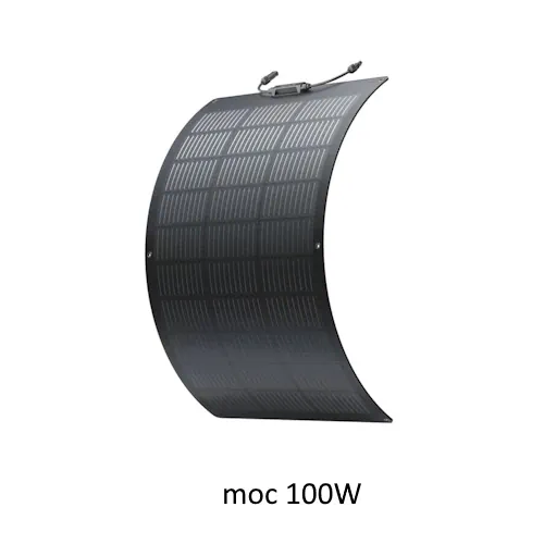 panel solarny 100w ecoflow do zasilania stacji