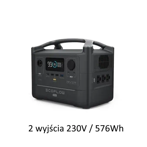 stacja zasilania Ecoflow River Max (576Wh) wynajem